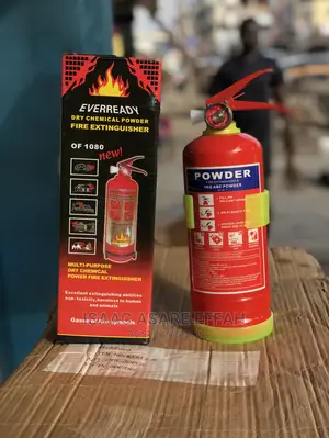 1KG Dry Chemical Powder Fire Extinguisher | ABC Dry Powder | Multi-Class A/B/C | Pressure Gauge | Wall Bracket | EN 3 Certified