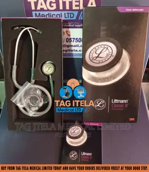 Littmann Stethoscope (Classic III) | Dual-Head | Acoustic Precision | Soft-Seal Ear Tips | Adult & Pediatric | Tunable