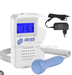 Fetal Doppler | Handheld Ultrasound | Crystal-Clear FHR Audio | Rechargeable | Prenatal Grade