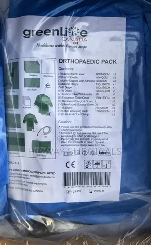 Orthopaedic Pack | General Orthopedic | Stainless Steel | Autoclavable | High Absorbency | Surgical