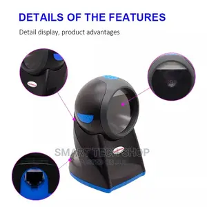Omnidirectional 2D QR Desktop Barcode Scanner Hands Free