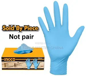Disposable Nitrile Gloves - HGNG02-L | Nitrile Coated | Oil & Chemical Resistant | Polyester Liner | All Sizes | EN 374 / EN 388