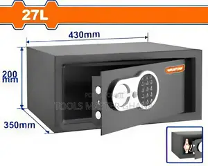 Electronic Safe # Web1535 | Solid Steel | Digital PIN + Key | Fire & Water Resistant | 19-52L | Anti-Theft Grade