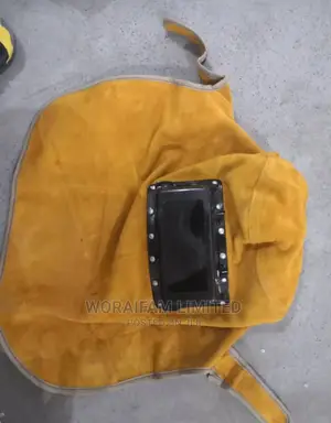 Leather Welding Shield | Full-Grain Leather | Heat & Spark Resistant | Adjustable | EN 407 / EN ISO 11611 Grade