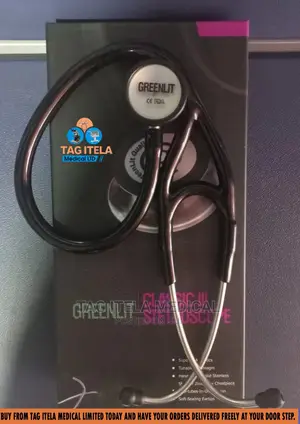 Stethoscope (Greenlit Classic III) | Dual-Head | Soft-Seal Ear Tips | Adult & Pediatric | Acoustic Precision