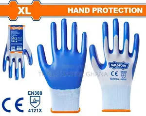 Nitrile Glove # Wgv2801 | Nitrile Coated | Oil & Chemical Resistant | Polyester Liner | All Sizes | EN 374 / EN 388