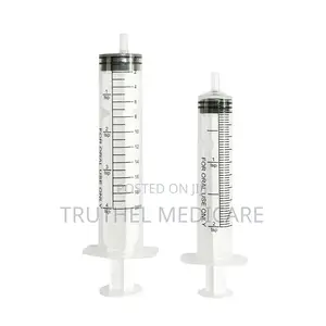 Syringe And Needle - 10mls/Cc | Sterile Luer-Lock | Clear Graduated Barrel | Smooth Plunger | Single-Use Safety