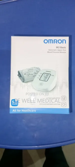 Omron Bp Monitor (M2 Basic) | Digital Automatic | Upper Arm | Large Display | Memory Recall | Hypertension Alert