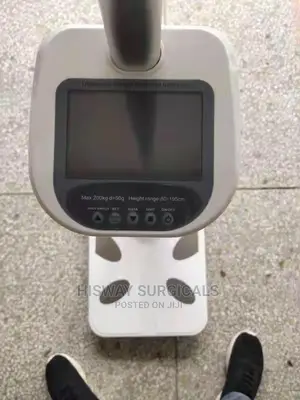 Body Mass Index (BMI) Scale /Scale With Height | BMI & Body Fat | Ultrasonic Height | Digital | 200kg Capacity | Clinical Grade