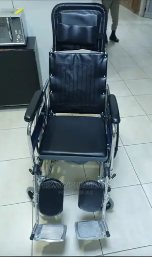Commode Wheel Chair | Professional Grade | Clinical Use | Durable | Hospital & Healthcare Ready