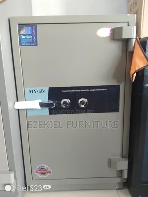 Money, Document And Valuables Safe Box | Steel | Digital PIN + Override Key | Fireproof | Internal Shelf | Home & Office Use