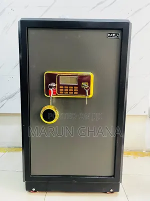 3d820 Fireproof Digital Money Safe Locker Box With Alam110kg | Fatla | 19-52L | Heavy-Duty Steel | Digital PIN + Override Key | Fireproof | Anti-Pry