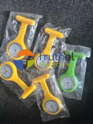 Nurses Breast Watch (Plastic and Metal) | Hygienic Fob/Breast | Second Hand | Quartz | Infection Control | Nursing Grade