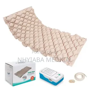 Anti Bedsores Air Bed Mattress | Alternating Pressure | 130 Chambers | Anti-Bedsore | Adjustable Pump | Clinical