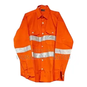 Industrial Cotton Uniforms | Cotton Blend | Reflective Strips | Neat Stitches | Breathable | Industrial Work Grade