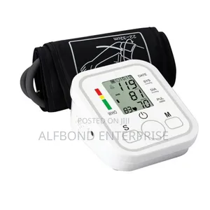 Fully Automatic Arm Style Electronic Blood Pressure Monitor | Automatic Upper Arm | Large LCD | Voice Function | Irregular Heartbeat | Memory
