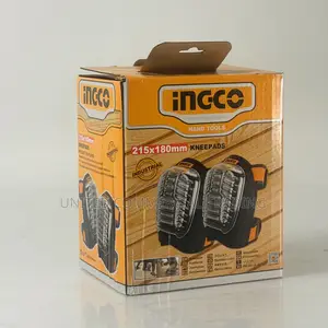 KNEEPADS (Ingco) | PVC Outer Shell | EVA Foam | 215×180mm | Adjustable Straps | EN 14404 Knee Protection