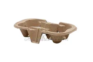 Paper Cup Holder 2-Cups (500pcs) | Sturdy Grip | 2-Cup Carrier | 500 Pack | Cafe & Takeaway Grade | Disposable