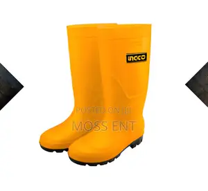 Yellow Rain Boots With Steel Cap 44 - Ssh092sb.44 | Safety Grade | Certified Materials | Industrial & Site Ready | Durable Construction