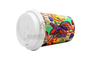 Paper Cups 8oz + Lids (1000pcs) | Biodegradable | Ripple / Classic | Lids Included | 500–1000 Pack | Cafe & Takeaway Grade