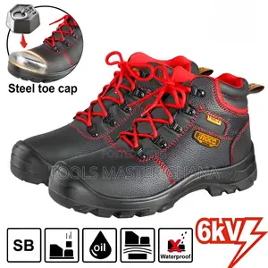 Insulated Safety Boots - SSH07IDSB.42/43/44/45 | Steel Toe | 6kV Electrical Insulation | Split Leather | Anti-Slip | EN ISO 20345 SB EH