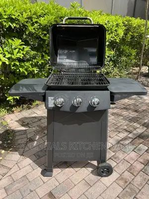 3 Burner Grill Gas BBQ | Multi-Burner | Hybrid Gas/Charcoal | Thermometer | Side Burner | Large Cooking Area | Premium Grade