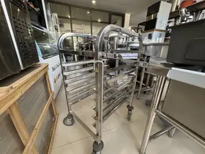 Baking Trolley | Heavy-Duty | Multi-Shelf | Hotel / Restaurant Grade | Mop Bucket Base | Commercial Use