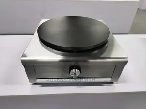 Electric/ Gas Crepe, Roti, Chapati, Pancake Making Machine | Commercial Grade | Stainless Steel | Durable Construction | Restaurant & Catering Ready