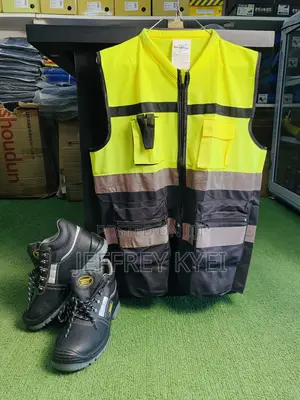 Reflective Double Colored Vest With Four Pockets