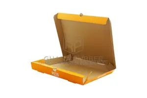 Pizza Boxes 14" Freshly-Baked Design (50pcs) | Thick Cardboard | Grease-Resistant | Premium Print Design | Food-Safe | 50–100 Pack