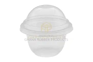 Ice Cream Cups + Domed Lids Transparent 250cc (1000pcs) | Food-Safe Material | Domed Lid Option | Transparent / Paper | 1000 Pack | Ice Cream Shop Grade