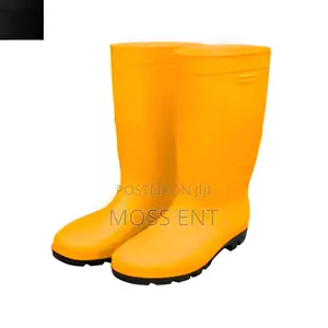 Yellow Rain Boots 41 - Ssh092l.41 | PVC | 37cm Height | Oil Acid Alkali Resistant | Anti-Slip | All Sizes | EN ISO 20346