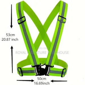 High-visibility Reflective Safety Vests | ANSI/ISEA Class 2 | 2-Inch Reflective Strips | Breathable Fabric | EN 471 Grade