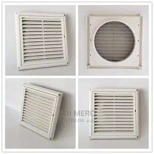 6 Inches Plastic Cover Grille Ventilation Vent Cover Outside