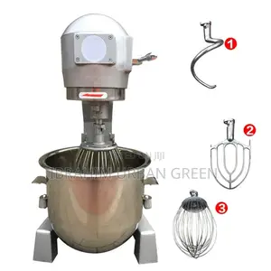Commercial Dish Mixer 15 Liters | Stainless Steel Bowl | Dough Hook + Beater + Whisk | Variable Speed | Commercial Bakery Grade