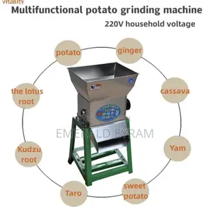 Cassava/Potato Grater | Multi-Function | Electric Motor | Stainless Steel | Fufu / Paste / Powder | Commercial Grade