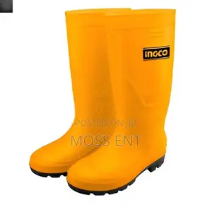 Yellow Rain Boots 39 - Ssh092l.39 | PVC | 37cm Height | Oil Acid Alkali Resistant | Anti-Slip | All Sizes | EN ISO 20346