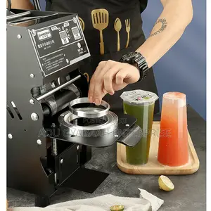 Semi-automatic Cup Sealing Machine | Semi / Fully Automatic | All Cup Sizes | Adjustable Sealing Temp | Beverages & Snacks Grade