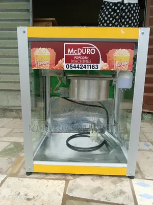 Popcorn Machine | Gas / Electric | Non-Stick Bowl | Auto Stirring | Glass Display | Single & Double | Commercial Grade