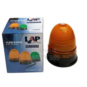 Lap Beacon Light | 12/24V | LED Flash | Magnetic/Screw Mount | Amber/Green | Warehouse & Traffic Grade