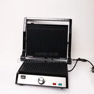 Sharwama / Contact Grill | Double-Sided Heating Plates | Non-Stick | Adjustable Temp | Panini & Shawarma Grade
