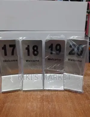 Double Sides Stainless Steel Table Numbers | Commercial 304 Stainless Steel | Multiple Sizes | Heavy-Duty | Kitchen Work Table Grade