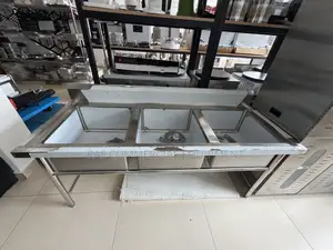 Commercial Stainless Steel Triple Sink | 304 Stainless Steel | Multiple Bowl Options | Commercial Plumbing Grade | Restaurant & Hotel