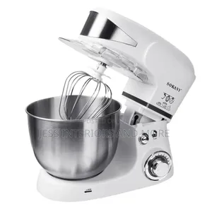 Sokany 5L Electric Food Stand Mixer | Planetary Action | Multi-Attachment | 5–30L Bowl | Variable Speed | Commercial Bakery Grade