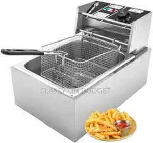 Single Deep Fryer for Startup Restaurants | Stainless Steel | Dual / Single Tank | Adjustable Thermostat | Basket Included | Commercial Grade