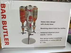 Bar Butler (4- Shots) | Gravity-Fed | 1.5oz Precise Pour | 4–6 Bottle Capacity | Aluminium Frame | Bar & Lounge Grade