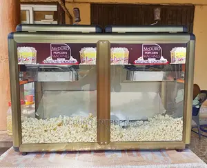 Double Gas and Electric Popcorn Machines | Gas / Electric | Non-Stick Bowl | Auto Stirring | Glass Display | Single & Double | Commercial Grade