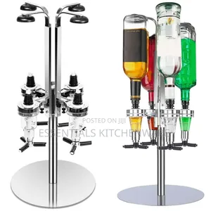 Bar Butler Dispenser | Gravity-Fed | 1.5oz Precise Pour | 4–6 Bottle Capacity | Aluminium Frame | Bar & Lounge Grade