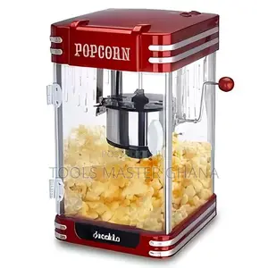 Kettle Popcorn Maker - Kett019r | Gas / Electric | Non-Stick Bowl | Auto Stirring | Glass Display | Single & Double | Commercial Grade
