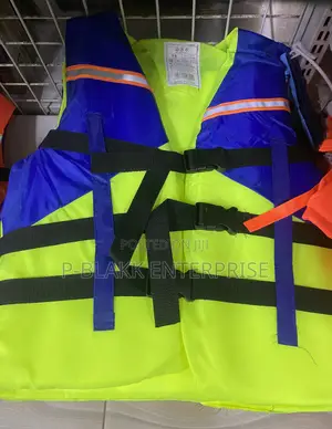 Adult Life Jacket For Safety | ISO 12402 | 50-150N Buoyancy | Reflective Tape | Whistle | Manual/Auto Inflate Grade